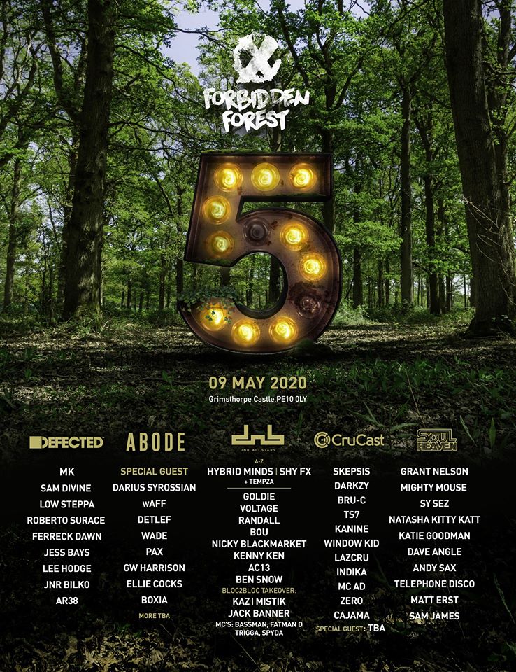 Forbidden Forest May 2020 Lineup